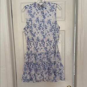 1. State Blue Floral Mini Dress